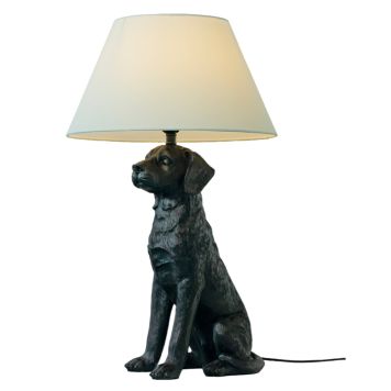 Lauavalgusti Aneta Retriver must/valge 40 x 69 cm