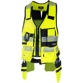 Kõrgnähtav vest ripptaskutega