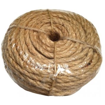 Jutenöör 5 mm x 25 m, naturaalne