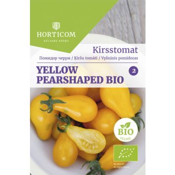 Kirsstomat Yellow Pearshaped BIO 30 seemet 2