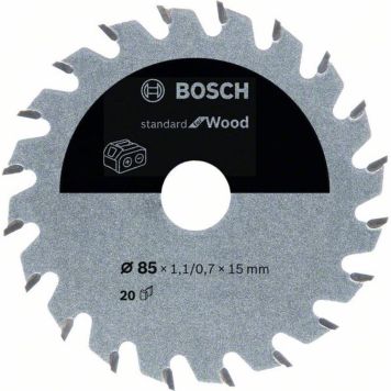 Lõikeketas Bosch standard for Wood 85 x 15 mm