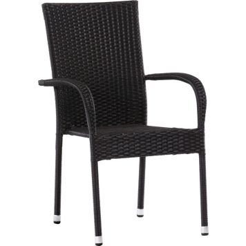 Tool SunFun Anna 95 x 63 x 55,5 cm, must