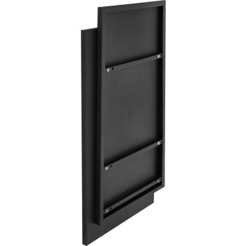 Küljepaneel Kingstone Quad suveköögile must