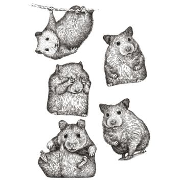 Sisustuskleebis Plage Hiir  S29,7 x 21 cm, 2 tk