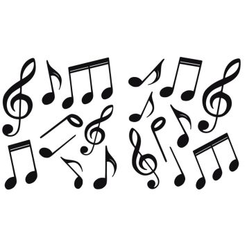 Sisustuskleebis Plage XS Muusika