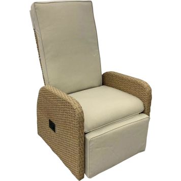 Tugitool Sunfun Montpellier 104 x 62,5 x 72 cm, beež