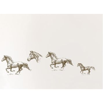 Posterkleebis Galopping 24 x 68 cm