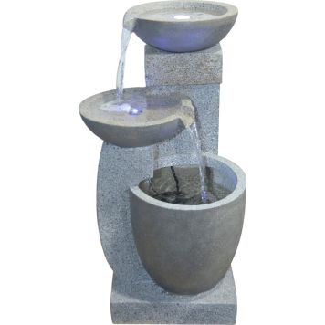 Purskkaev 3 kausiga 31,5 x 31,5 x 59 cm