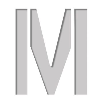 Šabloon kirjatäht Plage 9,5 x 9,5 cm