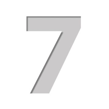 Šabloon number Plage 9,5 x 9,5 cm