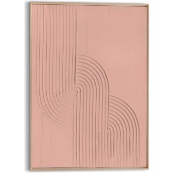 Sisustuspilt Reinders Craft Art Wood Knot nude/terra 50 x 70 cm