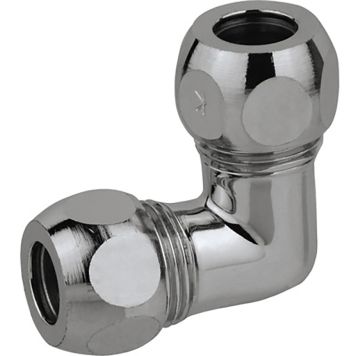 Ühendusliitmik nurk kroomitud 10 mm