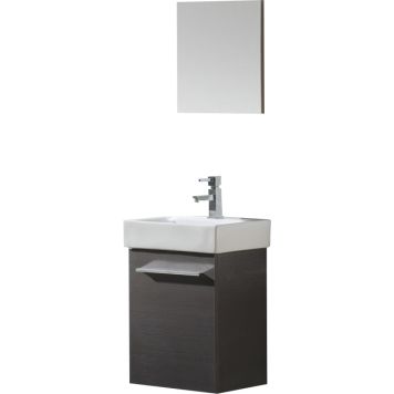 Vannitoamööbli komplekt Ordonez Kobe tume puit 45 cm