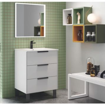 Valamukapp valamuga Ordonez Alboran 60 cm matt valge