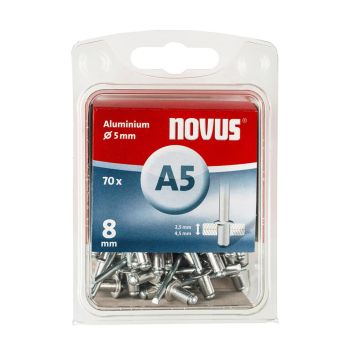 Alumiinium needid Novus A5 x 8 mm 70 tk
