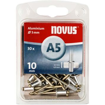 Alumiinium needid Novus A5 x 10 mm 70 tk