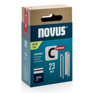 Klambrid Novus C4/23 mm tsingitud 1000 tk