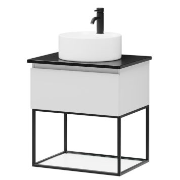 Klaasriiuliga mööblikomplekt Camargue Skärgård IQ+ Classic Integreeritud mattvalge 60 cm