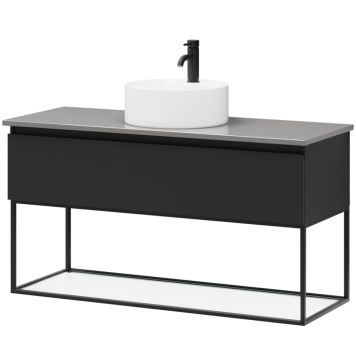 Klaasriiuliga mööblikomplekt Camargue Skärgård IQ+ Classic mattvalge 120 cm