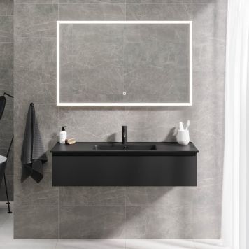 Mööblikomplekt Camargue Skärgård IQ+ Classic  mattmust 120 cm