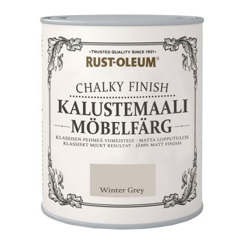 Mööblivärv Rust-Oleum Chalky Finish Winter Grey 125 ml