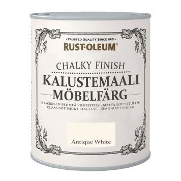 Mööblivärv Rust-Oleum Chalky Finish Antique White 750 ml