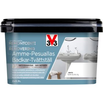 Vanni- ja valamuvärv V33 Amme-Pesuallas V33 1 l