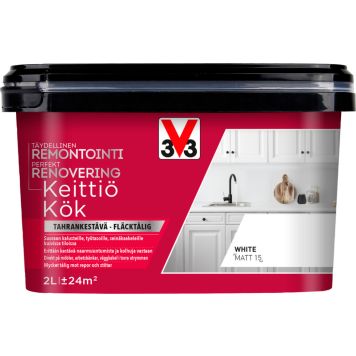 Köögivärv V33 Keittiö matt valge