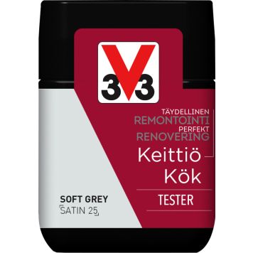 Köögivärv V33 Keittiö helehall 75 ml tester