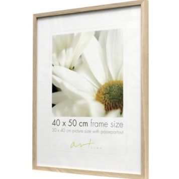 Pildiraam Leila 61 x 91,5 cm, must/valge/puit 40 x 50 cm Tamm