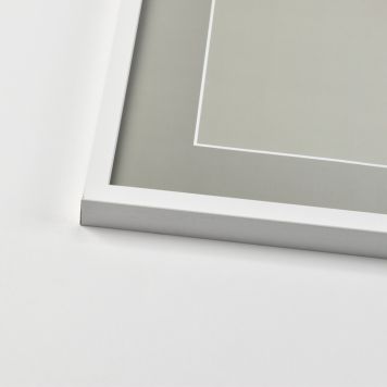 Pildiraam Leila 61 x 91,5 cm, must/valge/puit 60 x 80 cm Valge