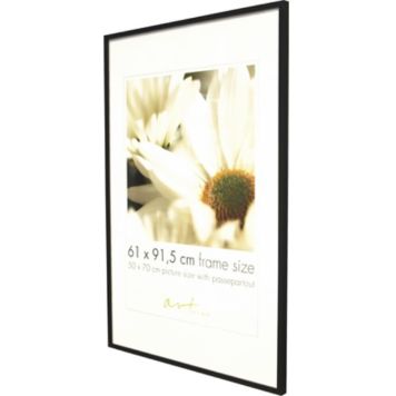 Pildiraam Leila 61 x 91,5 cm, must/valge/puit 61 x 91,5 cm Must