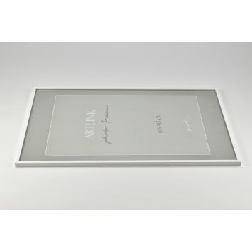 Pildiraam Leila 61 x 91,5 cm, must/valge/puit 61 x 91,5 cm Valge