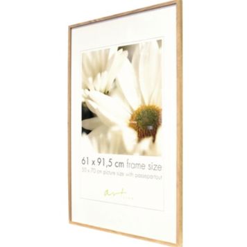 Pildiraam Leila 61 x 91,5 cm, must/valge/puit 61 x 91,5 cm Tamm