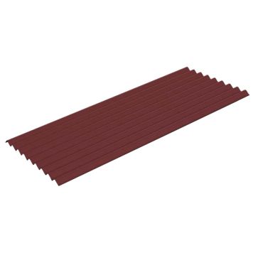 Bituumen laineplaat Gutta K9 punane 855 x 2000 mm
