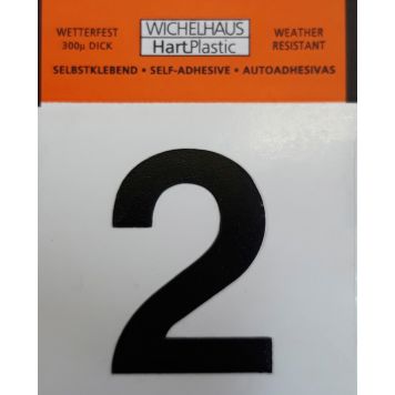 Number Wichelhaus HartPlastic 2 30 mm