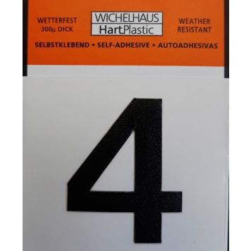 Number Wichelhaus HartPlastic 4 30 mm