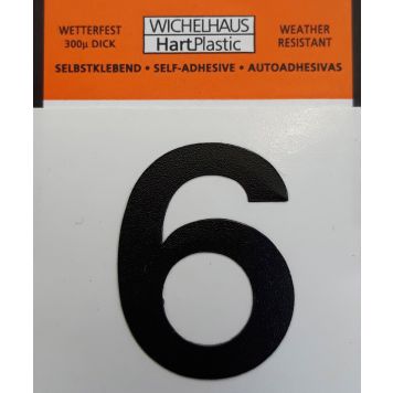 Number Wichelhaus HartPlastic 6 30 mm