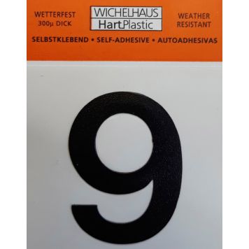 Number Wichelhaus HartPlastic 9 30 mm