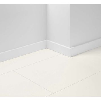 Põrandaliist Parador valge D001 MDF 16,5 x 70 x 2200 mm