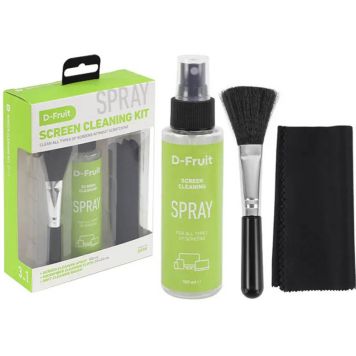 Ekraanipuhastuskomplekt D-Fruit 100 ml