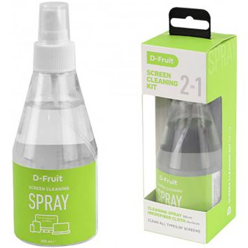 Ekraanipuhastuskomplekt D-Fruit 200 ml