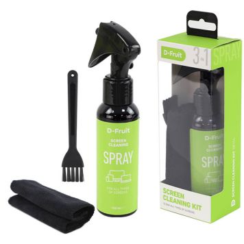 Ekraanipuhastuskomplekt D-Fruit 100 ml