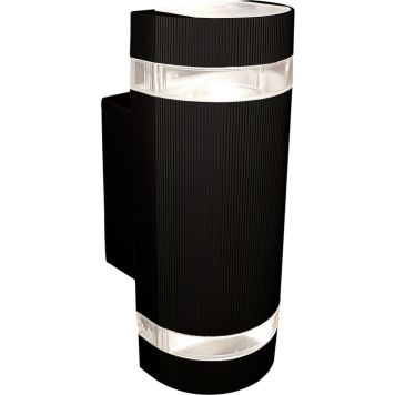 Välisvalgusti Sessak Oiva 2-osaline must