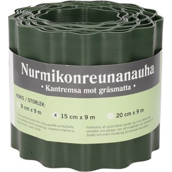 Muru- ja peenraääris 15 cm x 9 m roheline