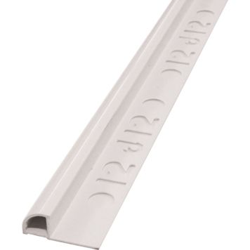 Plaadiliist Dione ümar PVC maalrivalge 12 x 2500 mm