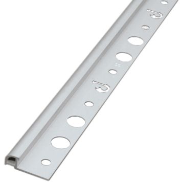 Plaadiliist alumiinium hõbe anodiseeritud, 12 x 2500 mm