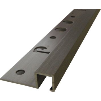 Plaadiliist Dione 12 x 2500 mm hall nelikant