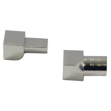 Plaadiliistu sisenurk Dione 12 mm hõbedane 2 tk