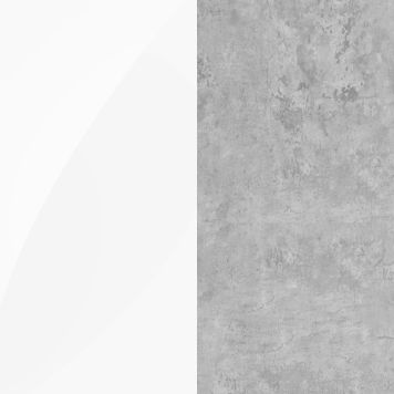 Alumiinium komposiitplaat Stocksund Stole U2 valge kõrgläige / valge tsement